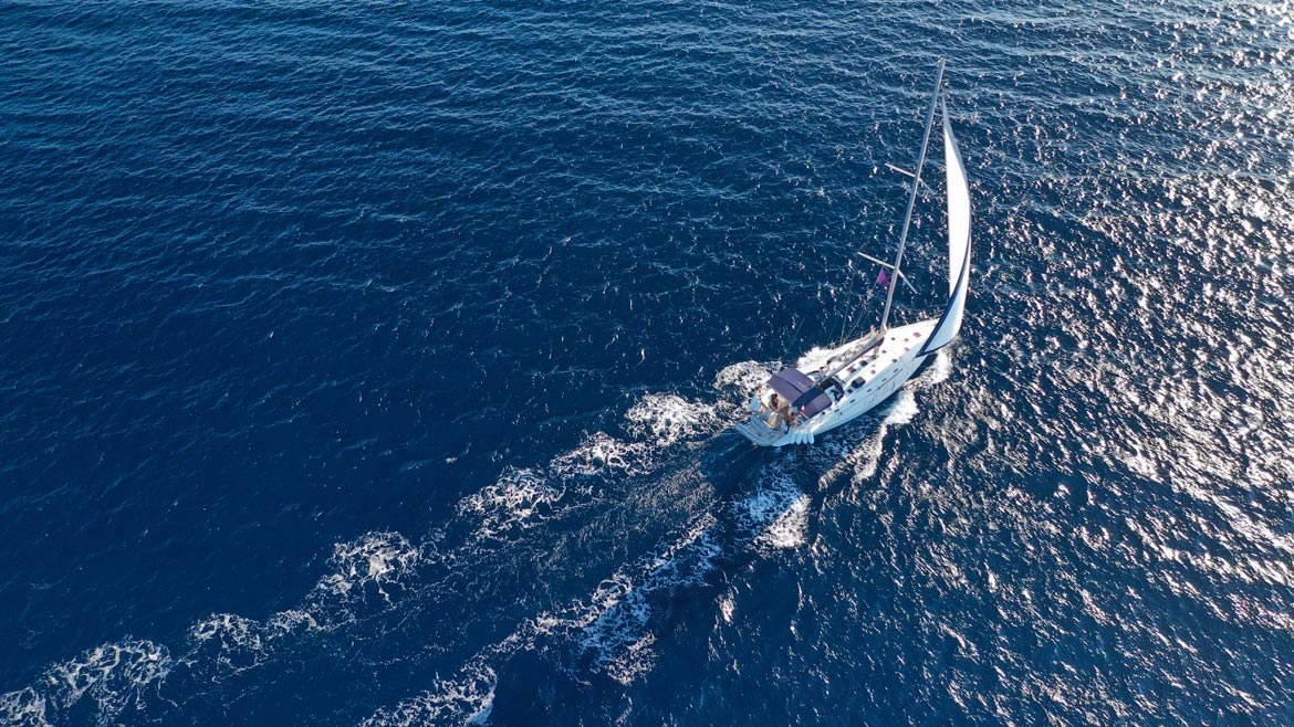 Sailing around Mykonos and the Aegean Sea